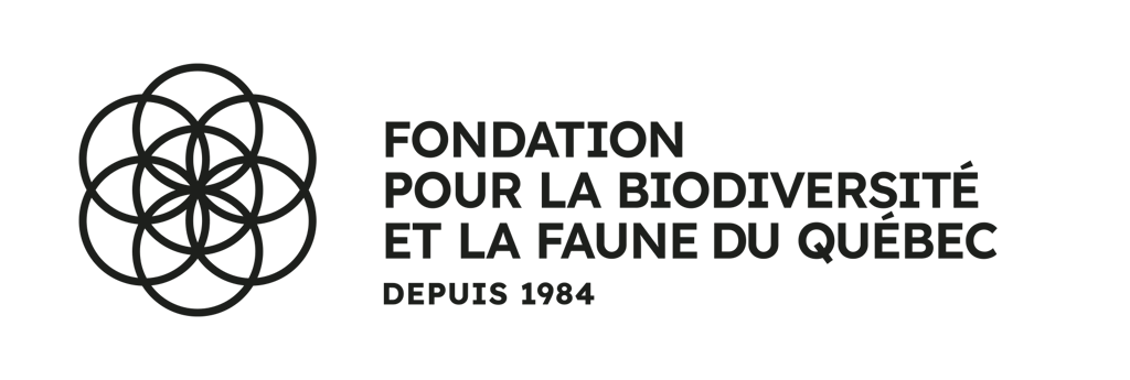 The logo and name of the Fondation pour la biodiversité et la faune du Québec.