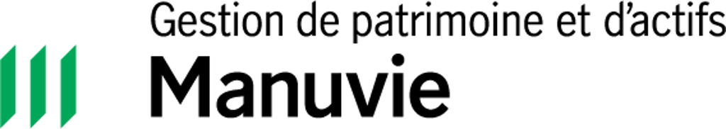 Le logo de Manuvie présente trois barres vertes et le texte « Gestion de patrimoine et d'actifs ».