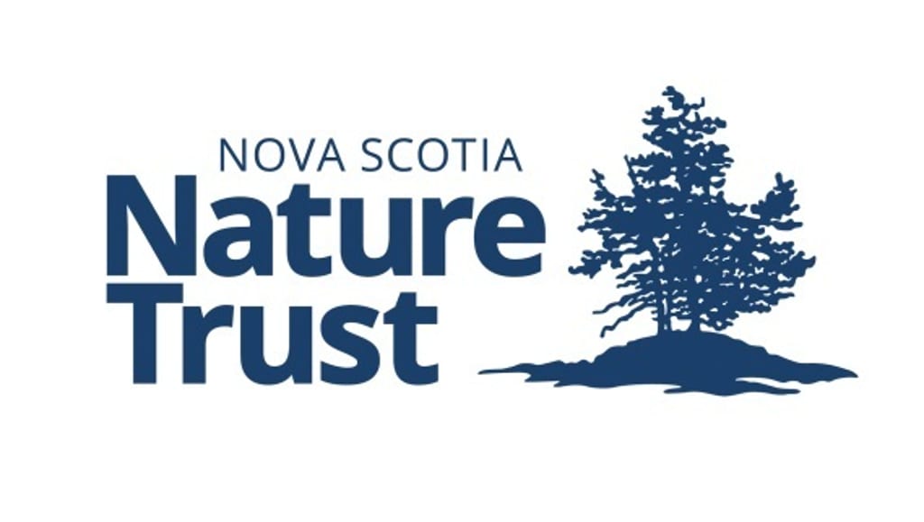 The Nova Scotia Nature Trust logo featuring a silhouette of a tree on a small piece of land.