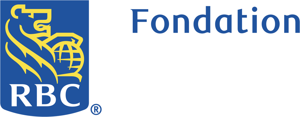 Le logo bleu et jaune de la Fondation RBC.