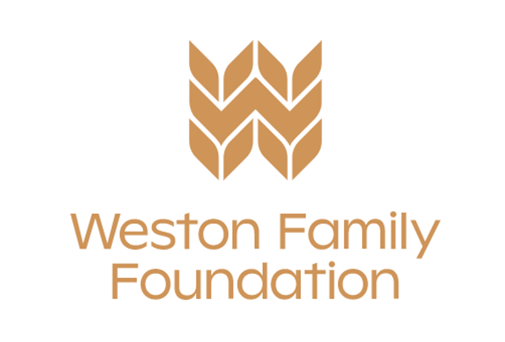 The logo of the Weston Family Foundation is shown on a white background.